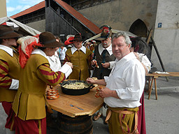 Essen aus der Pfanne